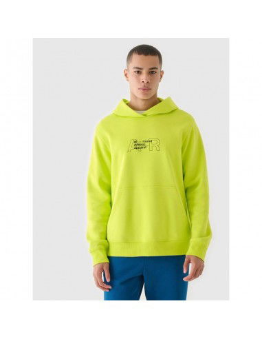Men's sweatshirt with hood open 4F...