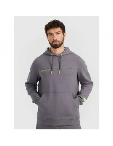 Men's sweatshirt with hood open 4F...