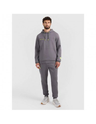 Men's sweatshirt with hood open 4F...