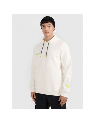 Men's sweatshirt with hood open 4F...