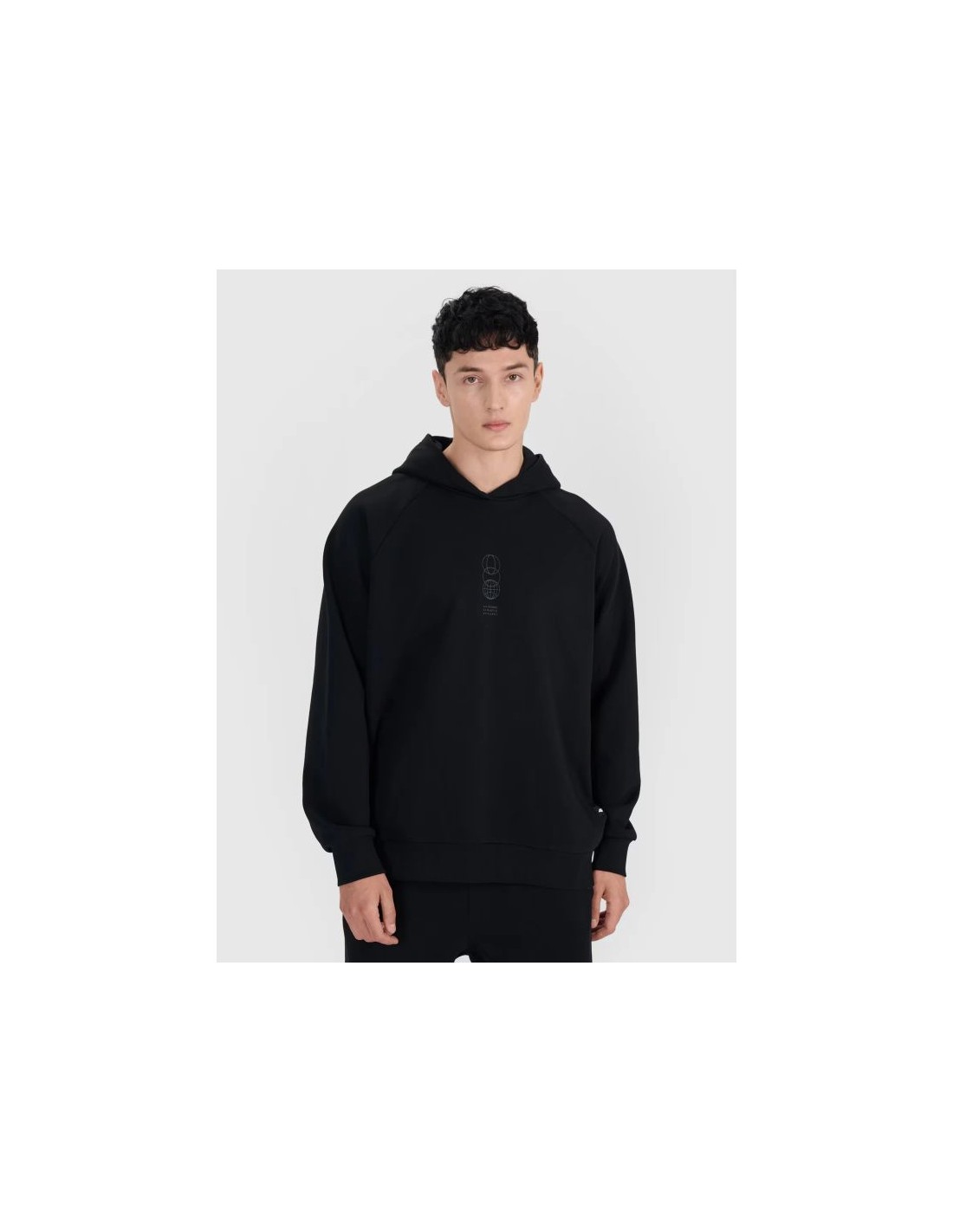 Men's sweatshirt with hood open 4F 4FRSS25TSWSM211120S