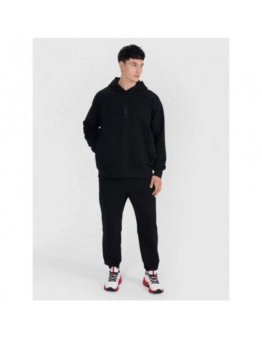 Men's sweatshirt with hood open 4F...