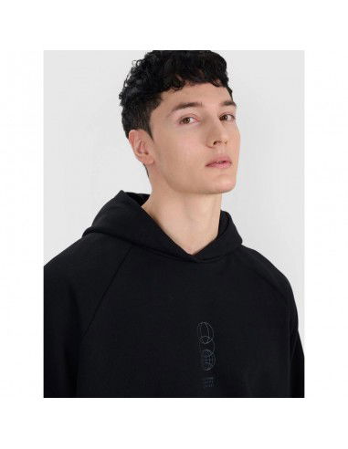 Men's sweatshirt with hood open 4F...