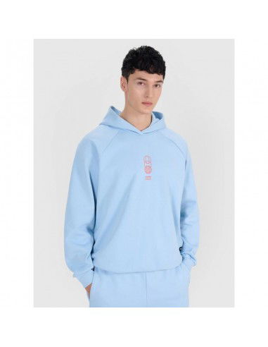 Men's sweatshirt with hood open 4F...