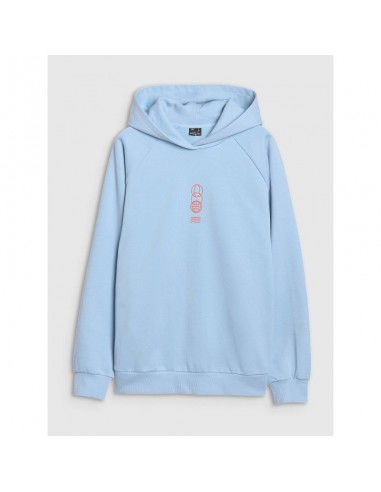 Men's sweatshirt with hood open 4F...