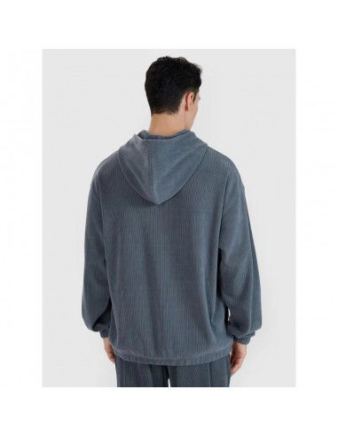 Men's sweatshirt with hood open 4F...