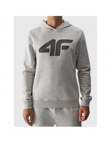Men's sweatshirt with hood open 4F...