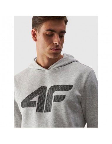 Men's sweatshirt with hood open 4F...
