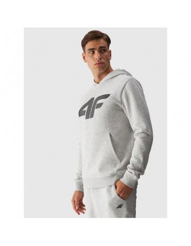 Men's sweatshirt with hood open 4F...