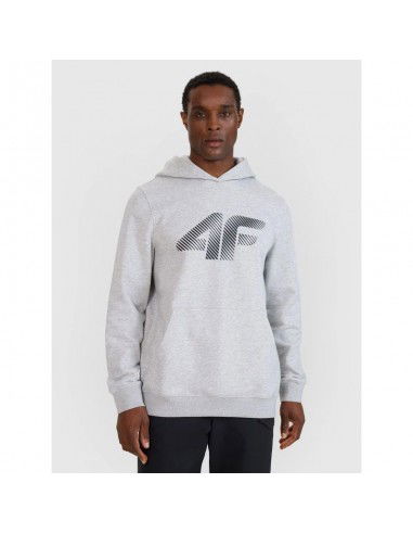 Men's sweatshirt with hood open 4F...