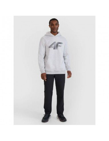 Men's sweatshirt with hood open 4F...