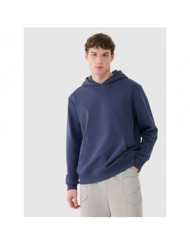 Men's sweatshirt with hood open 4F...