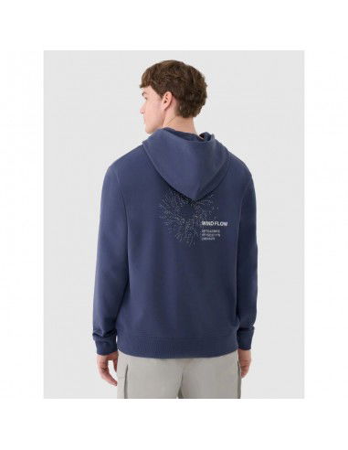 Men's sweatshirt with hood open 4F...