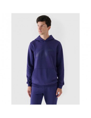 Men's sweatshirt with hood open 4F...