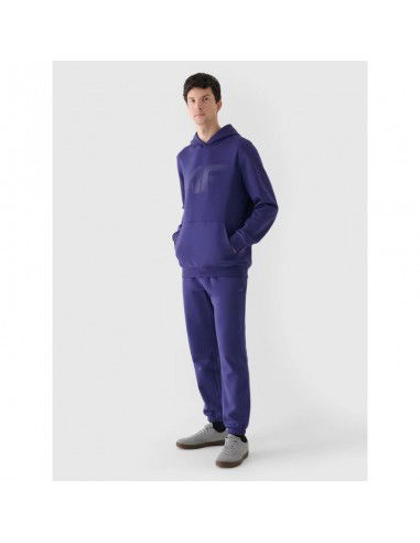 Men's sweatshirt with hood open 4F...