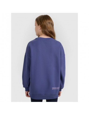 Oversized sweatshirt without a hood...