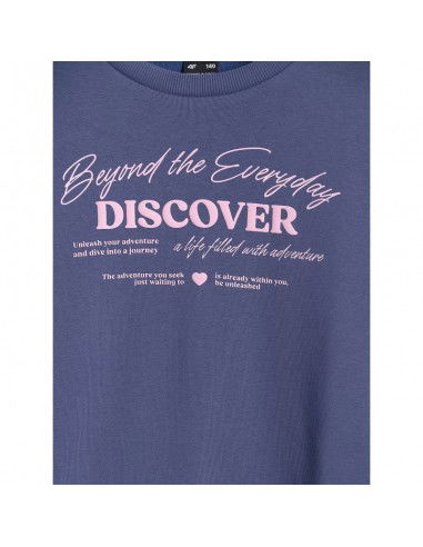 Oversized sweatshirt without a hood...