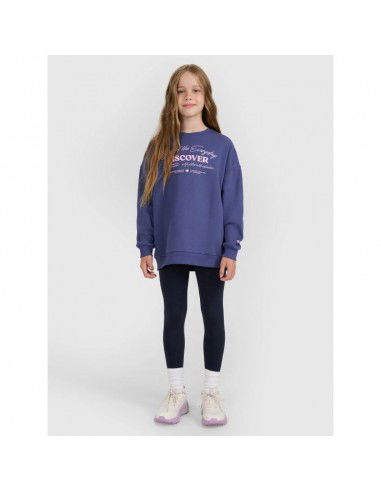 Oversized sweatshirt without a hood...