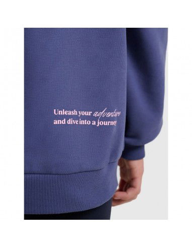 Oversized sweatshirt without a hood...