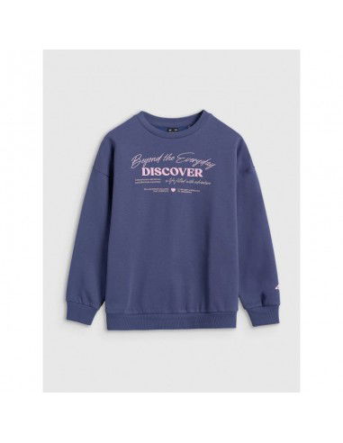 Oversized sweatshirt without a hood...