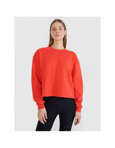 Oversized sweatshirt without a hood...