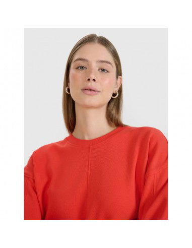 Oversized sweatshirt without a hood...