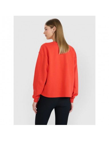 Oversized sweatshirt without a hood...