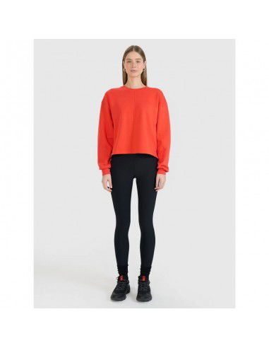 Oversized sweatshirt without a hood...