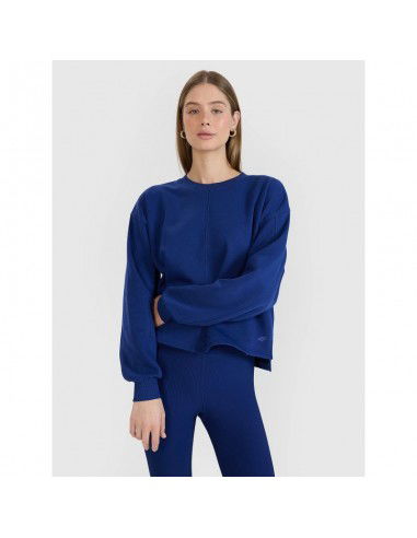 Oversized sweatshirt without a hood...