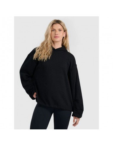 Women's sweatshirt with hood open 4F...