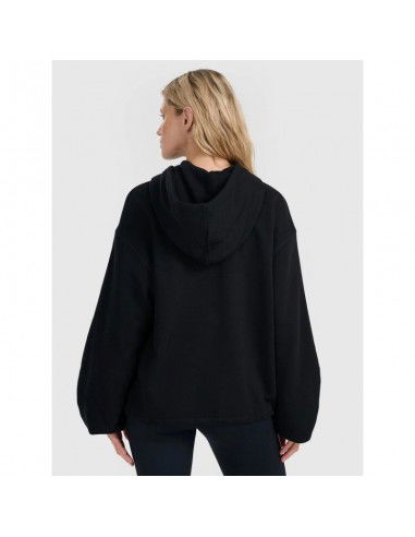Women's sweatshirt with hood open 4F...