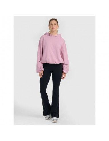 Women's sweatshirt with hood open 4F...