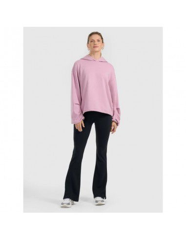 Women's sweatshirt with hood open 4F...