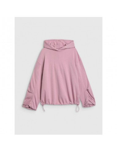 Women's sweatshirt with hood open 4F...