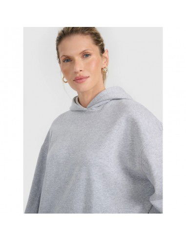 Women's sweatshirt with hood open 4F...