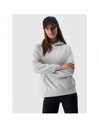Women's sweatshirt with hood open 4F...