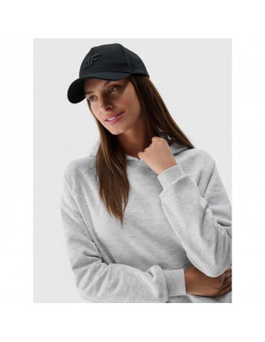 Women's sweatshirt with hood open 4F...