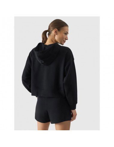 Women's sweatshirt with hood open 4F...