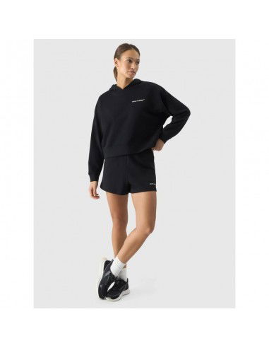 Women's sweatshirt with hood open 4F...
