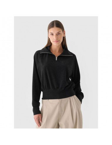 Women's velour sweatshirt without a...