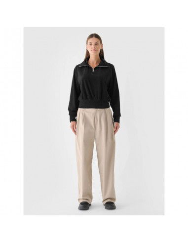 Women's velour sweatshirt without a...