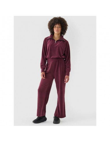 Women's velour sweatshirt without a...