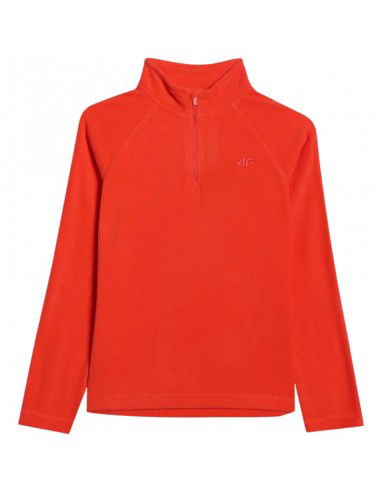 Fleece sweatshirt for boy 4F M058 red...