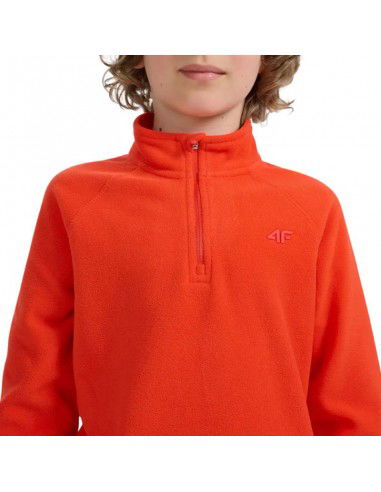 Fleece sweatshirt for boy 4F M058 red...