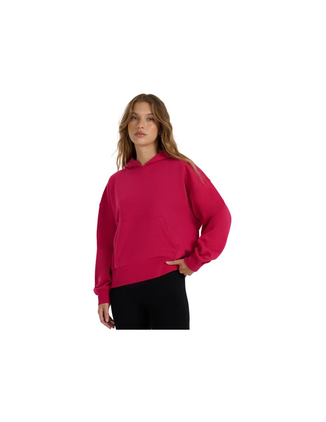 4F Women's sweatshirt 4F F1887 dark pink 4FWAW25TSWSF1887 53S