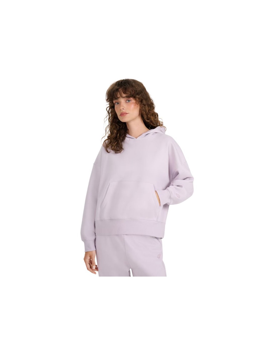 4F Women's sweatshirt 4F F1887 light purple 4FWAW25TSWSF1887 52S