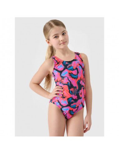 Girls' onepiece swimsuit 4F JUNIOR...