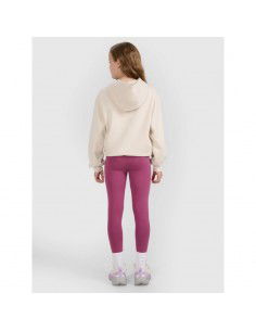 Girls' knitted leggings 4F... 2