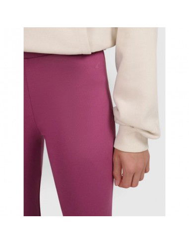 Girls' knitted leggings 4F...