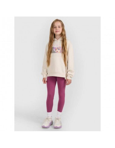 Girls' knitted leggings 4F...